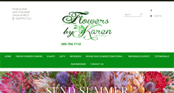 Desktop Screenshot of flowersbykarenonline.com